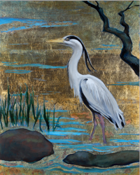 Grey Heron, Kamogawa River