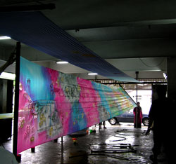 Khadani batik workshop in Malaysia