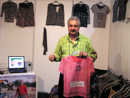 Sunil Vaid with his "Kuhl" label fashions